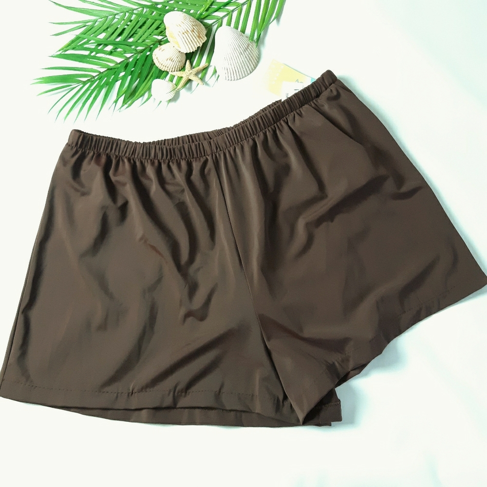 NWT New Le Cove Swimsuit Swim Shorts